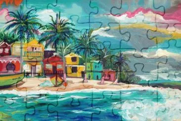 Carribean Beach by Shannon McIntyre