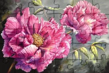 Peony Colour jigsaw puzzle