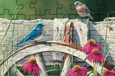 Birds in the Garden jigsaw puzzle