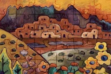 New Mexican village