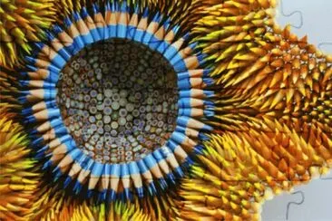 Pencil art jigsaw puzzle