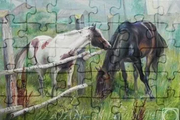 cavalos jigsaw puzzle