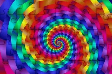 Colorful Fractal spiral