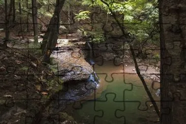 Foxburg, Pa. imaginary photo jigsaw puzzle
