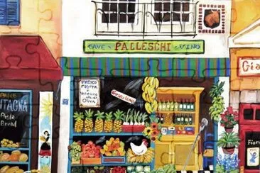Vegetable Shop by Claire Laliberta jigsaw puzzle
