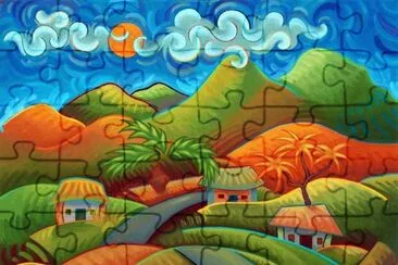 Hawaiian Mountains jigsaw puzzle