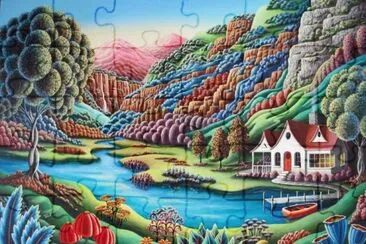 House in the Mountains  by Andy Russell
