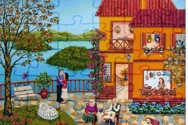 Sunny Day near the Lake jigsaw puzzle