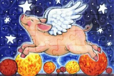 Flying Pig by Brenna White