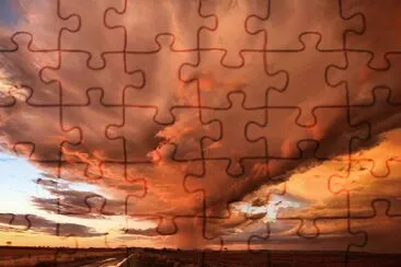 storm-sky-red-australia jigsaw puzzle