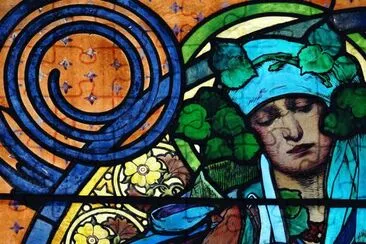 Alfons Mucha. Vitraux