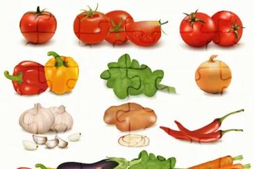 פאזל של verduras