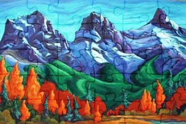 Canadian Rocky Mountains jigsaw puzzle