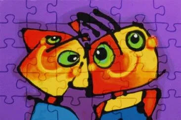 Brother and Sister by Ad Verstijnen