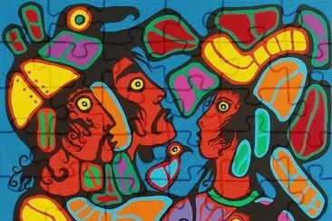 Native art by Norval Morrisseau