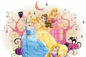 Cinderella Belle Aurora Rapunzel jigsaw puzzle