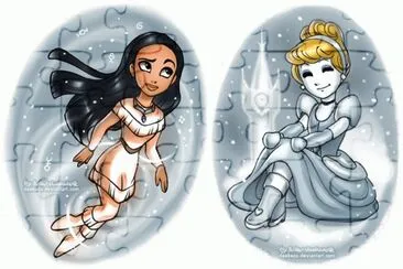 Pocahontas Cinderella jigsaw puzzle