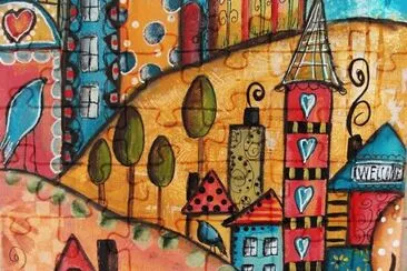 Funky little City by Jodi Ohl