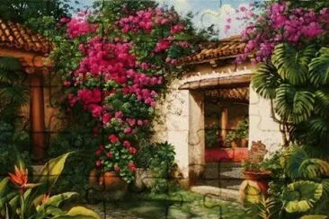 פאזל של Colonial Patio Central America