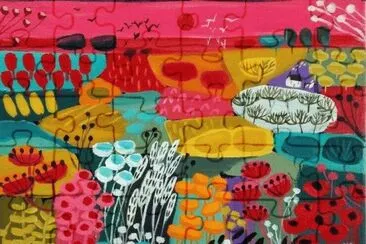 Colorful Garden by Carme Navarro GonzÃ¡lez