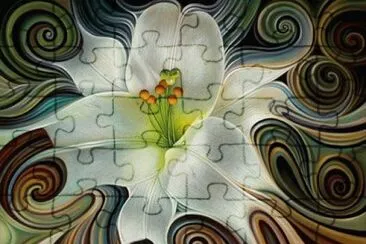 Dynamic Lily by Ricardo Mendez jigsaw puzzle