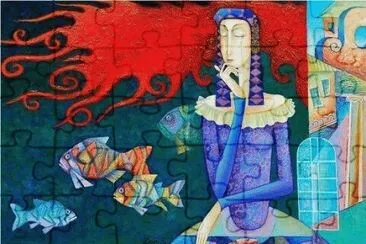 Fishwife jigsaw puzzle