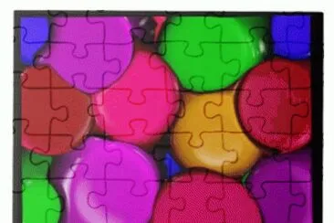פאזל של Bolhas coloridas