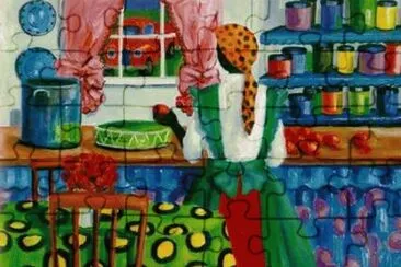 Canning Red Tomatoes  by Jonathan Green