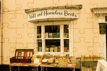 Una bonita libreria de usado jigsaw puzzle