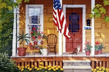 House entrance jigsaw puzzle