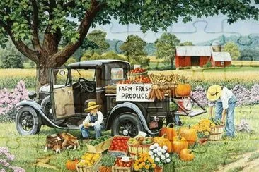 Farm fresh products by John Sloane