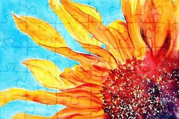 Watercolor jigsaw puzzle