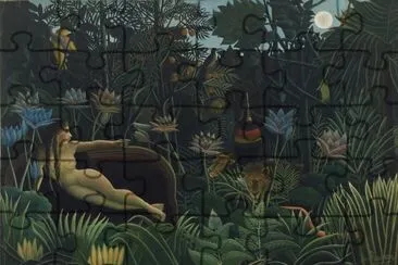 Henri Rosseau 1844-1910 jigsaw puzzle
