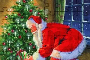 Santa brings presents jigsaw puzzle