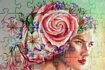 Summer Melody in Pink jigsaw puzzle