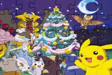 Pokemon Christmas jigsaw puzzle