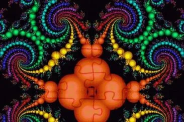 Fractal jigsaw puzzle