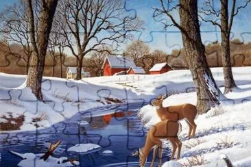 Winter morning by John Sloane jigsaw puzzle