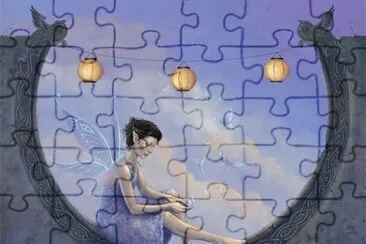Hada en la cornisa jigsaw puzzle