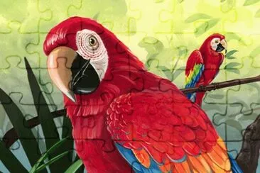 Parrot jigsaw puzzle