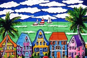 Tropical Beach Houses by Renie Britenbucher