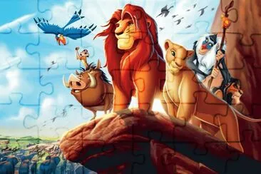 lion king jigsaw puzzle
