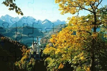 Neuschwanstein. Alemania jigsaw puzzle