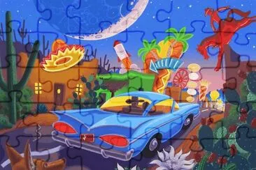 Arizona Night fantasy by Stephan Morath