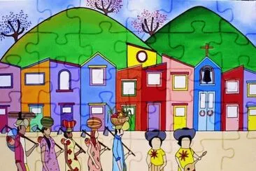 פאזל של Folk art