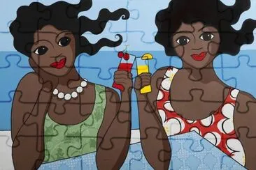 פאזל של Happy Hour on the Beach by Trudie Canwood