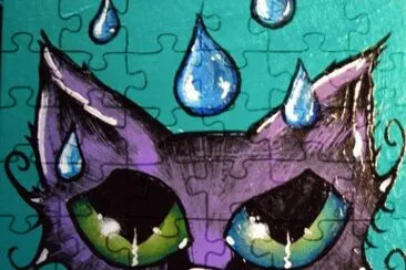 Cat in the rain
