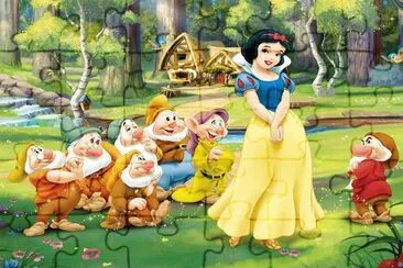Blanca nieves y enanitos jigsaw puzzle