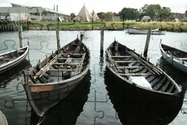 Roskilde Viking ship museum jigsaw puzzle