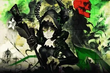 Blackâ˜…Rock Shooter 4 jigsaw puzzle